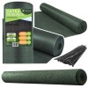 Plasa de umbrire pentru gard, 1,5 m, 10 m, 140 g/m², verde, Lean 25837
