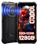 Cumpara ieftin Telefon Mobil FOSSiBOT F110 Pro, Negru, 6.745 HD+, 20GB RAM (8GB + 12GB Extensibili), 128GB ROM, Android 15, Dimensity 6300, 50MP, 10000mAh, 20W, NFC,