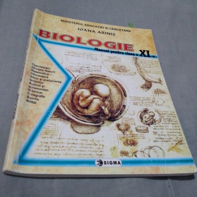 MANUAL BIOLOGIE CLASA XI IOANA ARINIS 2006 foto