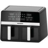 Friteuza cu aer cald Heinner SimCook HAF-K10DB24BK, 2400 W, 9.5 l, 10 programe, Temporizator, Termostat reglabil, Negru