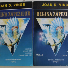 REGINA ZAPEZILOR VOL. I - II de JOAN D. VINGE , 1996 , minima uzura a cotorului