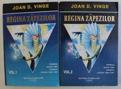 REGINA ZAPEZILOR VOL. I - II de JOAN D. VINGE , 1996 , minima uzura a cotorului foto