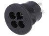 Conector Circular Mamă 3 PIN Cositorit 3A