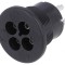 Conector Circular Mamă 3 PIN Cositorit 3A