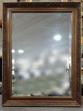 Oglinda Cristal Rama Lemn Vintage 1960, 63x83cm, Decoratiuni Casa, Obiect Decorativ