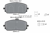 Set placute frana disc Mercedes A-Class, B Class Sports, Cla, Cla Shooting Brake, Eqa, Eqb, G-Class, G-Class Autoturism De Teren, Inchis, Gla, 163.4