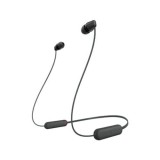 Casti In-Ear Wireless Sony WI-C100B, Bluetooth, IPX4, Microfon, Fast pair, Autonomie 25 ore (Negru)