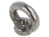 Piuliță cu inel tip ochi M12 oțel inoxidabil A2 DIN 582 30mm - Piuliță cu inel tip ochi M12 DIN 582 30mm
