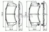 Set placute frana,frana disc MAZDA 6 Hatchback (GG) (2002 - 2008) BOSCH 0 986 494 221