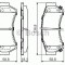Set placute frana,frana disc MAZDA 6 Hatchback (GG) (2002 - 2008) BOSCH 0 986 494 221