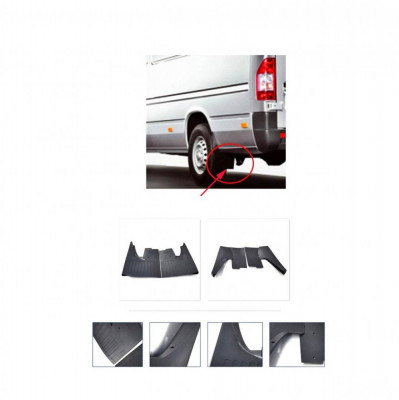 Set aparatori noroi fata si spate Mercedes Sprinter W901/W902/W903/W904/W905 1996-2006 foto