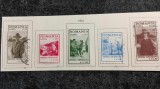 Romania 1931 - Expozitia Cercetaseasca, serie stampilata cu sarniera