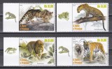 Sao Tome si Principe 2020 - Feline mari, Serie cu Tapsuri cu perforații doar pe 2 laturi, MNH