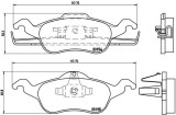 BREMBO P 24 046 PRIME LINE set placute frana,frana disc