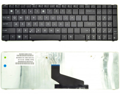 Tastatura laptop Asus K53TA Black US foto