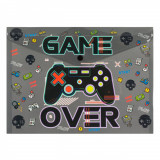 Mapă Plastic, Model &Ccedil;&times;Game Over&Ccedil;Ł, Controler, Dimensiuni 33x24cm, Gri, Oem