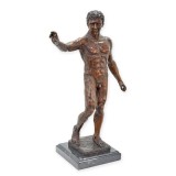 David-statueta din bronz cu un soclu din marmura TBA-77