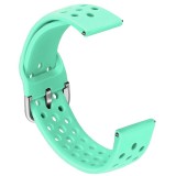 Curea din silicon compatibila cu Samsung Galaxy Watch3, 45mm, Telescoape QR, 22mm, Mint Green, Very Dream