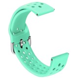 Curea silicon, compatibila Samsung Galaxy Watch3 40mm, telescoape Quick Release, Mint Green, Very Dream