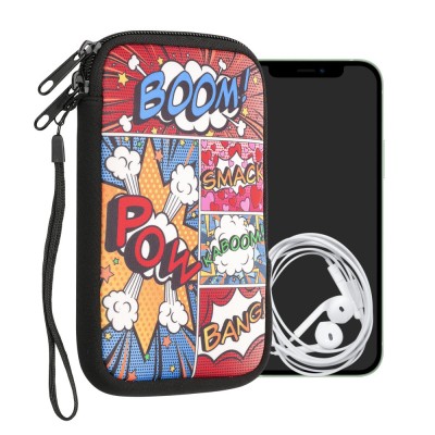 Husa Universala Kwmobile marime L - 6,5 inch, Neopren, Multicolor, 30226.3.54 foto