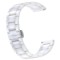 Curea ceramica compatibila Galaxy Watch 6|Watch 5|Watch 4|Huawei Watch GT 3 42mm|GT 3 Pro 43mm|GT 2 42mm, Ceramic White
