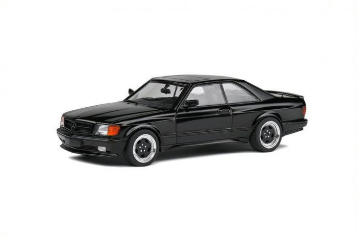 Macheta auto Mercedes-Benz 560 SEC AMG black 1990, 1:43 Solido