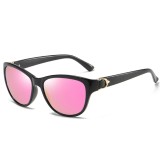 Ochelari de soare pentru femei, a572, black / pink mirror
