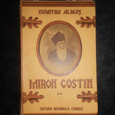 Dumitru Almas - Miron Costin volumul 2 (1939, prima editie)