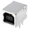 Soclu USB B 4-Pin PCB THT 90&deg; USB 2.0 Aurit
