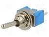 Intrerupator basculant, 2 pozitii, mod comutare ON-ON, SPDT, {{Producator}} - TSM102A2 foto