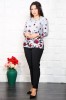 Compleu Elegant din 2 piese Best Floral - 46Marimea, Yves