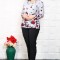 Compleu Elegant din 2 piese Best Floral - 46Marimea