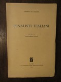 Penalisti italiani. Premessa di Gian Domenico Pisapia-ALFREDO DE MARSICO