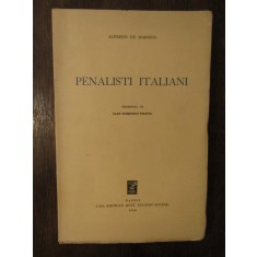 Penalisti italiani. Premessa di Gian Domenico Pisapia-ALFREDO DE MARSICO