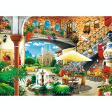 Puzzle 2000 piese - Vedere din Barcelona | Trefl