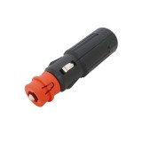 Mufa bricheta tata 15A 12-24V cu siguranta si LED
