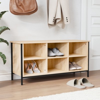 vidaXL Pantofar, stejar sonoma, 100x35x50 cm, lemn prelucrat 831839 foto
