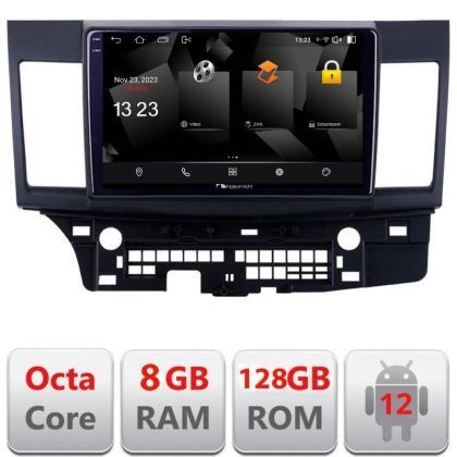 Navigatie Mitsubishi Lancer 5960Pro-037 Android Octa Core Qualcomm 2K Qled 8+128 DTS DSP 360 4G Optical CarStore Technology