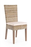 Cumpara ieftin Scaun cu spatar din rattan maro Tavia 46 cm x 56 cm x 98 h x 53 h1