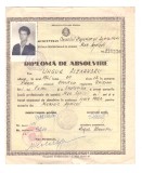 Diploma de absolvire RPR 1962, mecanic agricol