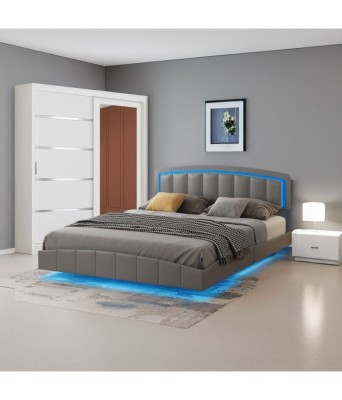 Dormitor Cod 4468 Gri 160X200 foto