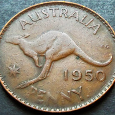 Moneda istorica 1 PENNY - AUSTRALIA, anul 1950 *cod 007