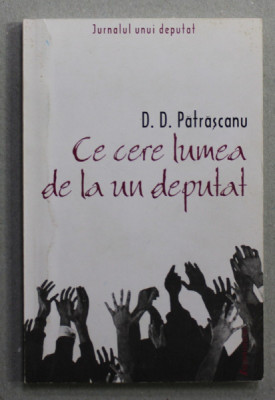 CE CERE LUMEA DE LA UN DEPUTAT de D.D. PATRASCANU , JURNALUL UNUI DEPUTAT , 2001 foto