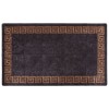 Gossi covor lavabil, negru si auriu, 190x300 cm, antiderapant
