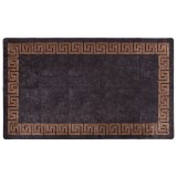 Gossi covor lavabil, negru si auriu, 190x300 cm, antiderapant