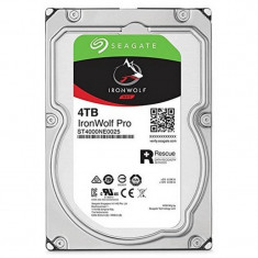 Hdd intern seagate 3.5 4tb ironwolf pro 7200rpm 128mb foto