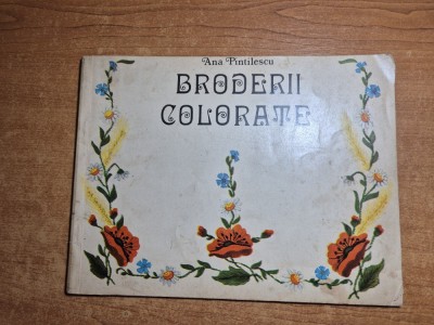 broderii colorate - din anul 1975 foto