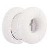 Set 2 bureti TXE pentru casti Sony WH-CH510 / WH-CH500, On-Ear, Alb, Piele ecologica creponata, Spuma cu memorie