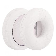 Set 2 bureti TXE pentru casti Sony WH-CH510 / WH-CH500, On-Ear, Alb, Piele ecologica creponata, Spuma cu memorie