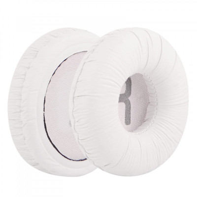 Set 2 bureti TXE pentru casti Sony WH-CH510 / WH-CH500, On-Ear, Alb, Piele ecologica creponata, Spuma cu memorie foto